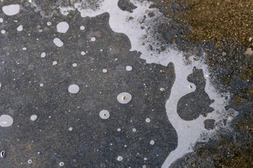 water drops on the wall