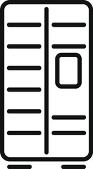 Simple refrigerator icon representing storing food and drinks