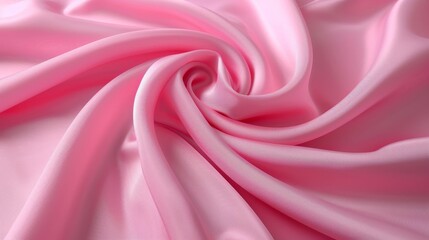 Obraz premium Soft pink background with elegant flowing fabric design centered image for a stylish look