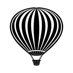 Fototapeta premium hot air balloon vector icon