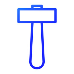 Fototapeta premium helve hammer gradient icon