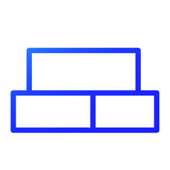 red brick gradient icon
