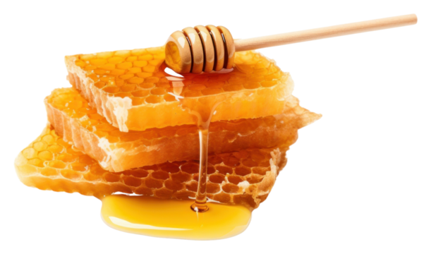 PNG 2 Honeycombs honeycomb food white background.