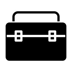 bag glyph icon
