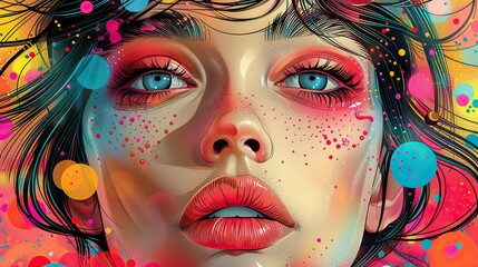 poster for jewelry store beauty salon and self care services concept of surrealism pop art creativity.stock photo