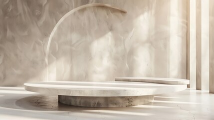 showroom, advertising, presentation, show, floor, light, wall, pastel, stand, object, mockup, 3d, geometric, background, pedestal, empty, modern, illustration, design, product, abstract, shape, displa