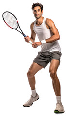 A squash player man footwear racket shorts.