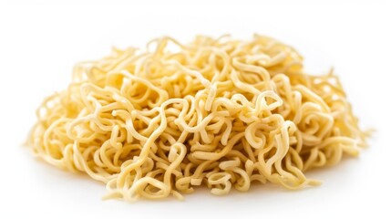 Fototapeta premium dried noodles Isolated on white background