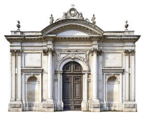 PNG  Baroque architecture building white background spirituality.