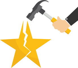 Quality rank set. Best choice illustration.Rating sign. Feedback and review set with simple stars shape.

