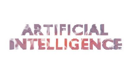 Abstract Pixel Glow: Modern Digital Typography