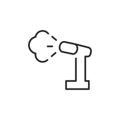 Steamer icon. Simple steamer icon for social media, app, and web design. Vector illustration.