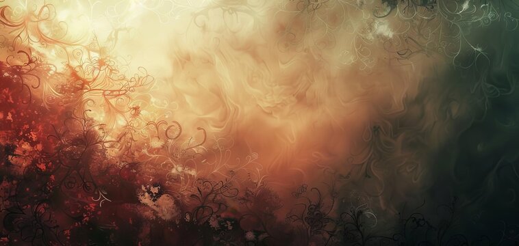 Generate a realistic painting with intricate designs and animated elements