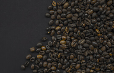 Coffee beans background