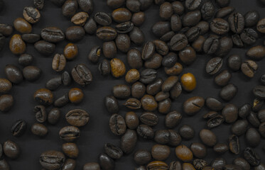 Coffee beans background