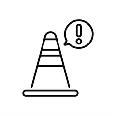 Traffic Cone vector icon