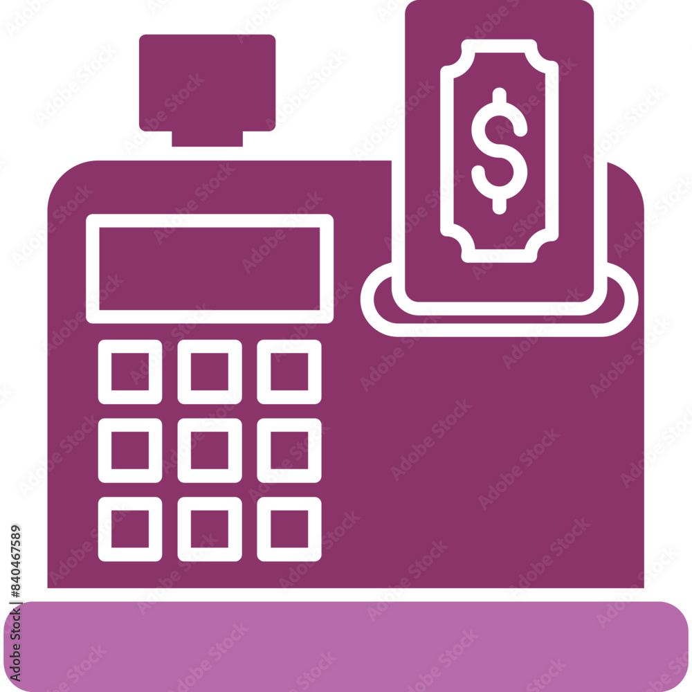 Canvas Prints cash register icon