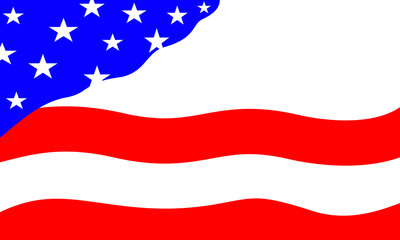 American flag decorative background image Can be used to decorate a variety of pieces.