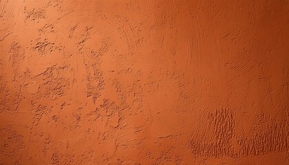 terracotta colored cement wall 