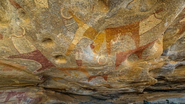 Rock art paintings of Laas Geel, near Hargeisa, Somaliland, Somalia