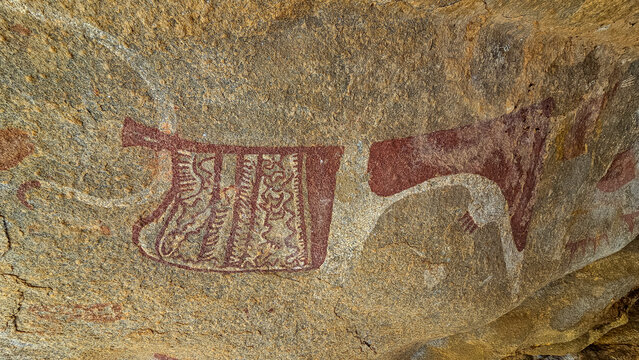 Rock art paintings of Laas Geel, near Hargeisa, Somaliland, Somalia