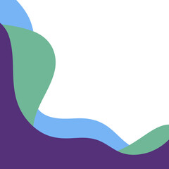 Colorful wavy background