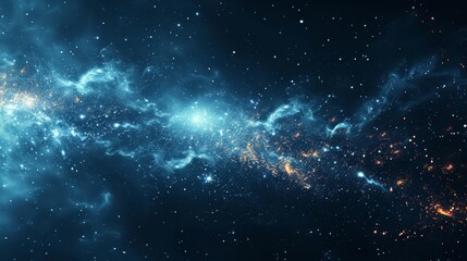 Fototapeta premium Generate an image featuring a futuristic starscape