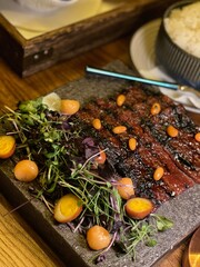 BBQ pork grilled nice plate