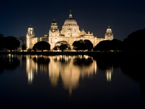 The Victoria Memorial, Kolkata, West Bengal, India