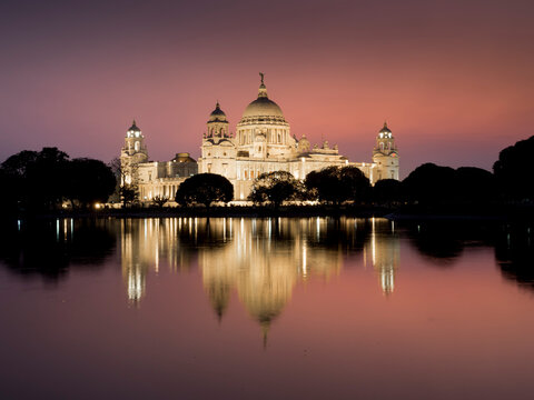 The Victoria Memorial, Kolkata, West Bengal, India