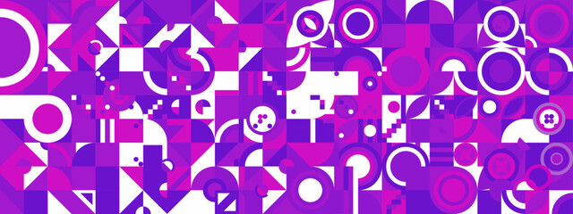 Flat geometric background. Geometric background with colorful shape