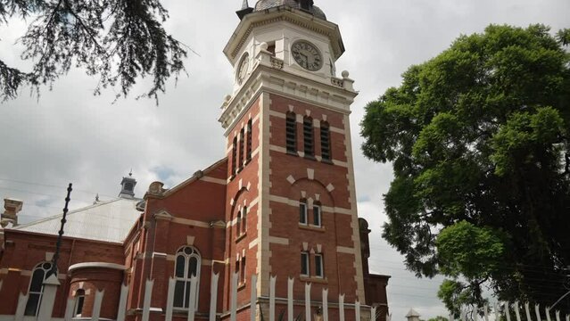 View of Gereformeerde Kerk Church near Paul Kruger in Ditsong Kruger Museum, former home of Paul Kruger, Pretoria Central, Pretoria, South Africa, Africa