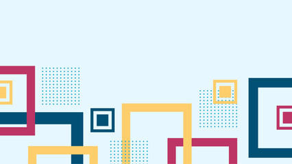 Abstract shapes geometric background. colorful template design