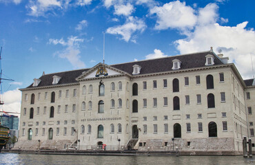 Fototapeta premium Amsterdam, Schifffahrtmuseum
