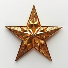 Fototapeta premium Gold Star Decoration