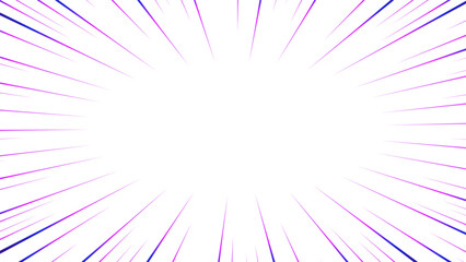 Obraz premium 紫色のグラデーションの集中線の素材