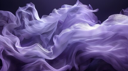 Obraz premium Purple Abstract Art: Flowing Texture with Light Reflections