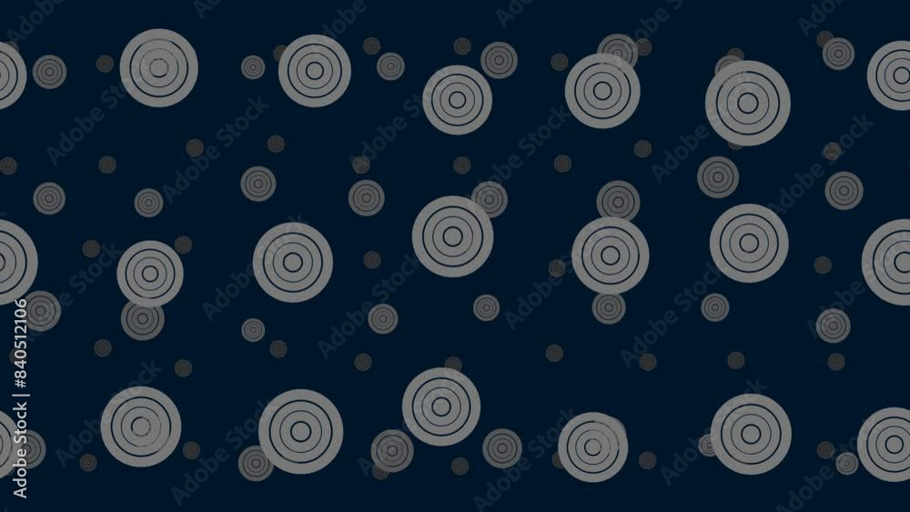 Poster checker game symbols float horizontally from left to right. parallax fly effect. floating symbols ar