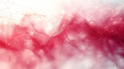 A red and white background with a pink line that is very thin and wavy