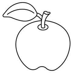 Creative design icon of apple