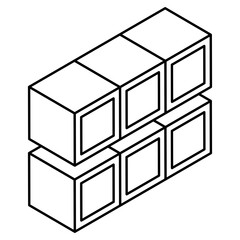 Perfect design icon of cabinet