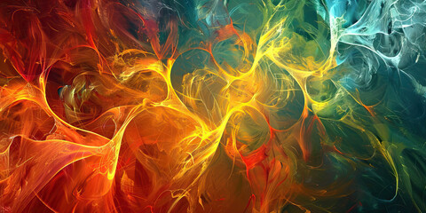 Obraz premium Sale Chaos Theory: Abstract chaos theory patterns with sale elements intertwined in a dynamic and energetic composition.