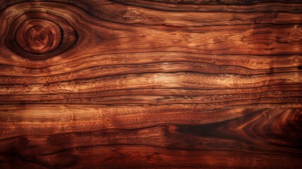 Beautiful and detailed close-up of a polished wooden surface, showcasing rich grains and textures in warm tones, ideal for backgrounds.