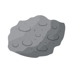 Vector illustration of Asteroid on transparent background