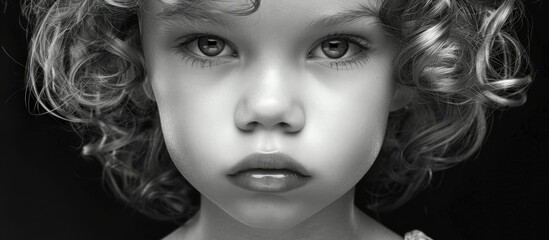 Fototapeta premium Baby's Extravagant Facial Expression