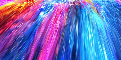 Sale Cascade: Abstract waterfall of discounts cascading down in a dynamic and eye-catching manner