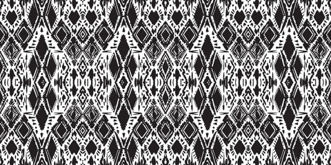 Seamless batik pattern,Seamless tribal batik pattern,and Seamless colorful pattern resemble ethnic boho, Aztec,and ikat styles.designed for use in wallpaper,fabric,curtain,carpet,Batik Embroidery