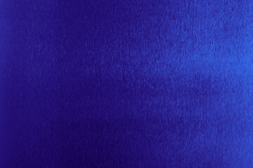 Beautiful blue foil as background, top view