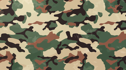 Fototapeta premium Army texture pattern background. Illustration