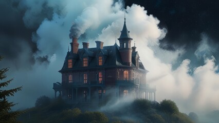 Abstract smoky background